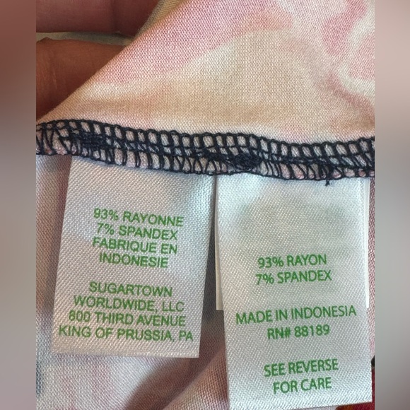 Lilly Pulitzer Sophie Dress Size XS Starfish Floral Navy Pink Preppy Resort - Picture 7 of 12